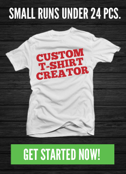 Custom T-shirt Under 24 Pieces