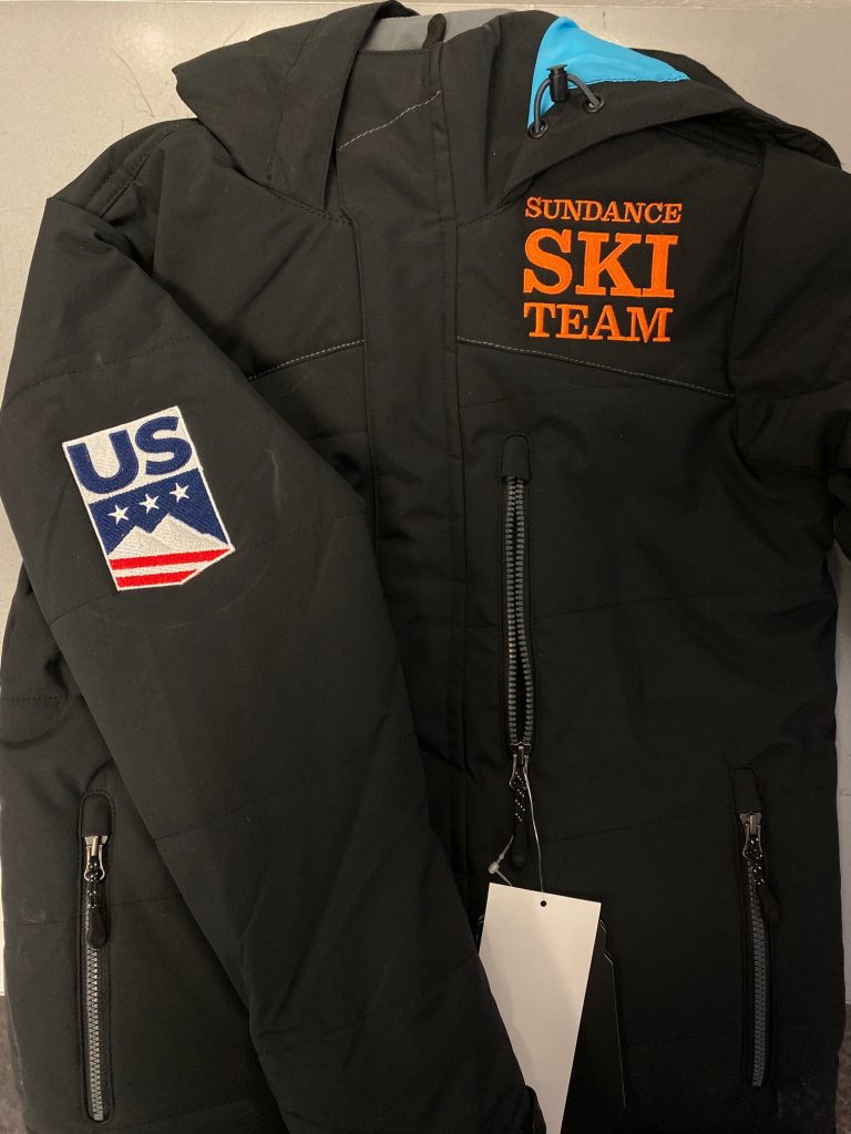 Jacket staff embroidery